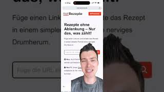 WTF Rezept Webseiten haben so viel Werbung #nurrezepte #shorts #kochen #rezept