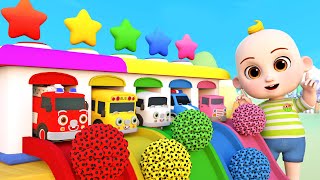 🔴 Wheels on the Bus - Nursery Rhymes & Kids Songs - Toddler Learning Video - Ms Rachel