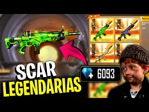 CONSIGO LA MEJOR SCAR de la INCUBADORA GASTO TODOS MIS DIAMANTES💎💎 FREEFIRE