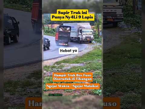 Supir Truk ngejar waktu atau ngejar Malaikat #short #truk #driver #driving #trending #bus #transport