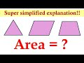 Area and Properties of Trapezoids