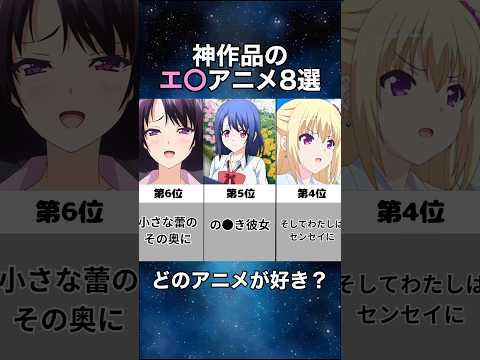 【神作品】男が好きなアニメ８選#アニメ #shorts