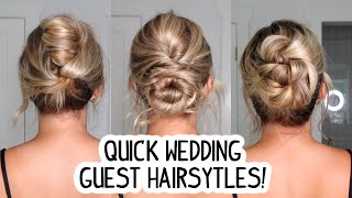 EASY & QUICK WEDDING GUEST UPDO HAIRSTYLES - For Short, Medium, & Long Hair | Bridal, Bridesmaid