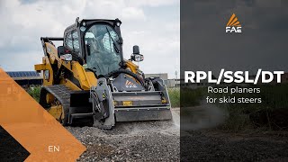 Video - FAE RPL/SSL/DT - Dual transmission asphalt or concrete road planer for skid steers from 90 to 135 hp