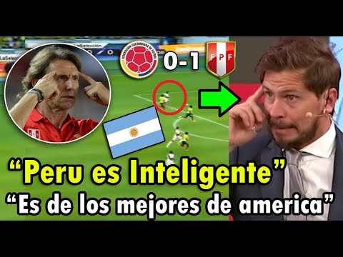 "GARECA es el MEJOR TECNICO de AMERICA" PERIODISTAS ARGENTINOS REACCIONARON COLOMBIA VS PERU 1-0 HOY