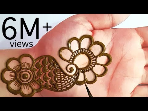 Easy Rakshabandhan Simple Special Stylish Mehndi Design for front hands| आसान मेंहदी डिजाइन
