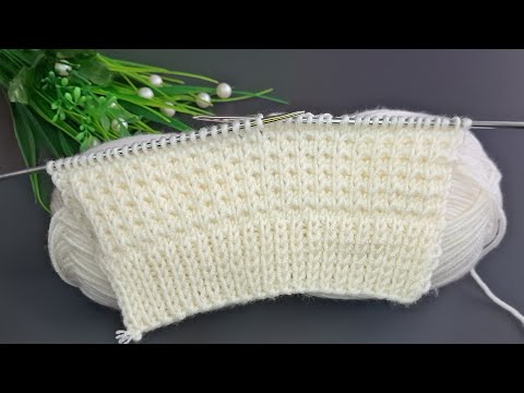 İki şiş kolay örgü yelek süveter,atkı,bere model🧶Eays knitting crochet patterns