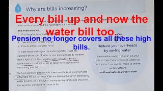 Water bill arrives