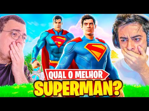 QUAL o MELHOR SUPERMAN do Fortnite? NOVO vs ANTIGO! 🦸‍♂️🔥 COM PATRIOTA