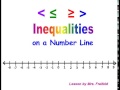 Graphing Inequalities on a Number Line