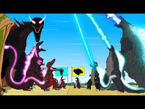 Evolution of Godzilla vs Evolved BLOODBATH SHIN GODZILLA: Monster Size Comparison?| Godzilla Cartoon