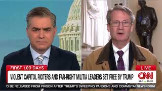Jim Acosta Tim Burchett Interview about Trump's J6 Pardons and FBI involvement, January 22, 2025.