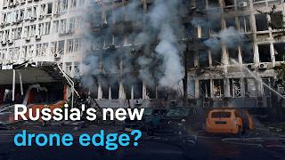 YouTube video thumbnail:  Volodomyr Zelenskyy Warns About Russia's Growing Drone Threat