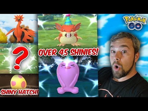 First Shinies of 2025 Had AMAZING IVs! Over 45 Shinies Caught! (Pokémon GO)