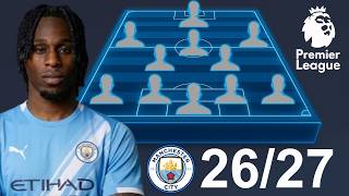 🚨 MAN CITY'S POTENTIAL LINEUP WITH JEREMIE FRIMPONG ✅ SEASON 2026/2027