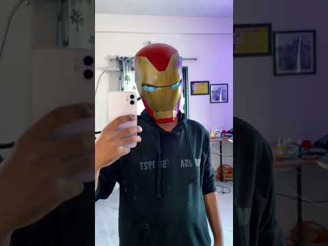 IRON MAN Helmet that OPENS! [MK85] #shorts
