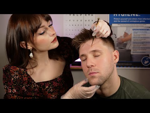 Skin & Scalp Inspection | Real Person ASMR