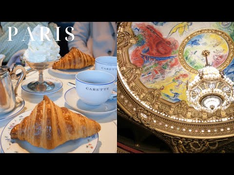 パリの有名カフェCaretteへ。オペラ座で芸術の秋を感じる1日。 Paris vlog