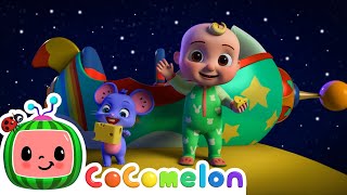 JJ & Mimi's Space Adventure! 🌙 | CoComelon Animal Time | Animals for Kids