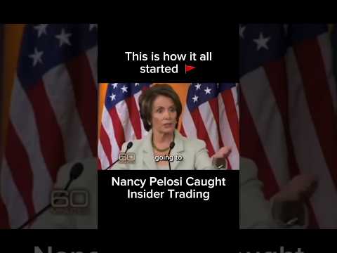 Is Nancy Pelosi Guilty? #insidertrading #nancypelosi #america