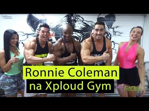 Ronnie Coleman na Xploud Gym - FIKAGRANDEPORRA
