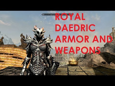 skyrim daedric armor mod