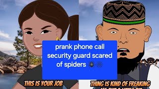 prank phone call security guard scared of everything 😂 #funny #prank #prankphonecall #comedyskit