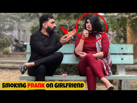 Smoking Prank on Girlfriend ❤️ Gone Wrong | Funny Reaction 😂😂