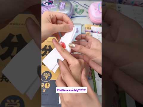 cách mượn đồ gọt bút chì của bạn cùng bàn #kawaii #story