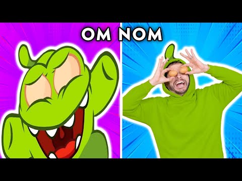 STONE EGGS | Parody of Om Nom's Story (Cut the Rope) | Woa Parody