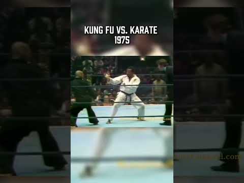 Kung Fu vs. Karate – 1975 🥋 🐉 Ever wondered what old-school style clashes looked like before MMA?