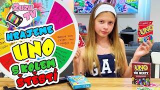 UNO + KOLO ŠTĚSTÍ 🎡 Kdo vyhrál a kdo musel plnit úkoly?