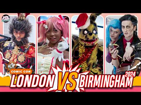 😍COSPLAY FROM MCM LONDON VS MCM BIRMINGHAM SHOWDOWN 🔥 ft. Arcane, Hazbin, Deadpool, FNAF, and MORE!