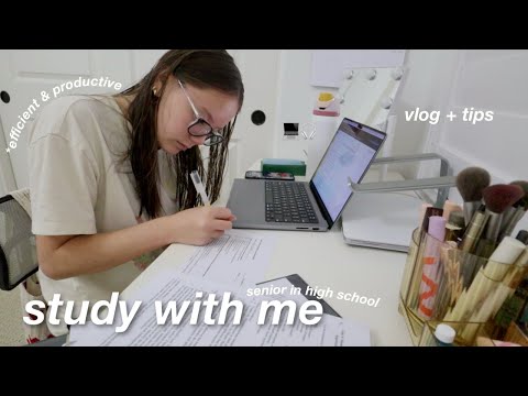 STUDY W/ ME (my entire study process + tips) 💻☆