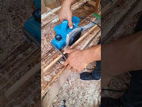 Cara memasang standar mesin serut #woodworking #tipskayu #shorts