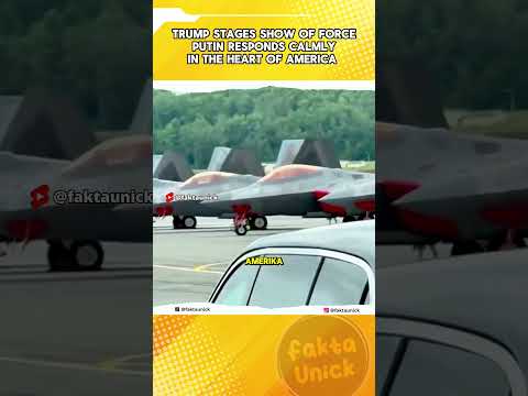Putin Disambut Jet Tempur F-22 Dan Pembom Amerika Saat Di Alaska!