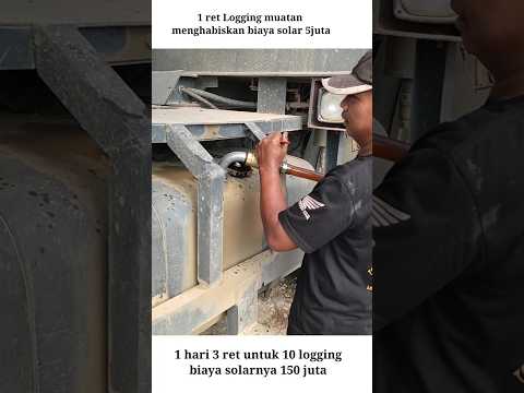 Dalam 1 hari hauling logging menghabiskan BBM mencapai 150 juta !!!