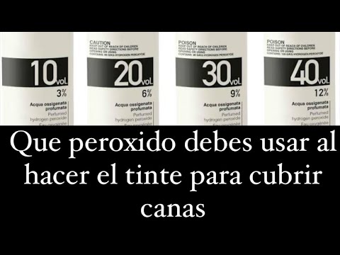 Cómo usar el peroxidos en el tinte para obtener cubrimiento de CANAS y ACLARACIÓN @bettylazcano