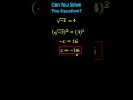 Understanding Square Roots and Equations