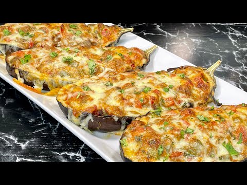AUBERGINES FARCIES GRATINÉES 🍆 Recette végétarienne 🌱 Deli Cuisine