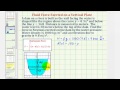 Hydrostatic Force and Calculus Concepts