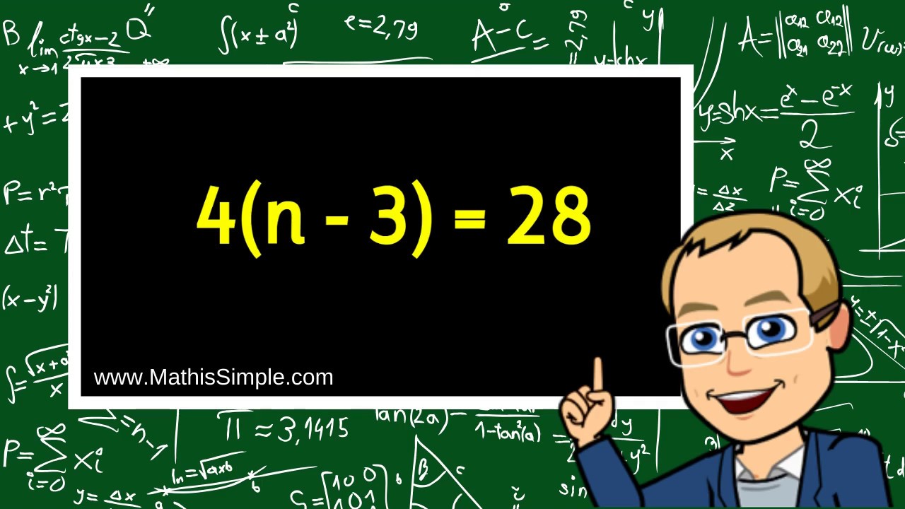 Solving Equations with the Distributive Property