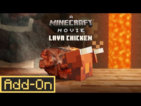 FREE MINECRAFT MOVIE LAVA CHICKEN ADDON FOR BEDROCK!🔥🐔