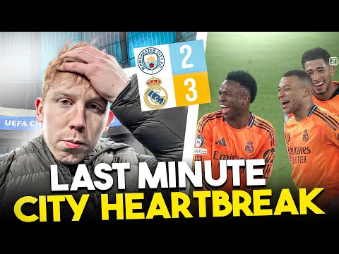 The Moment Real Madrid Score 2 LAST MINUTE GOALS To Break City Hearts AGAIN!!!!