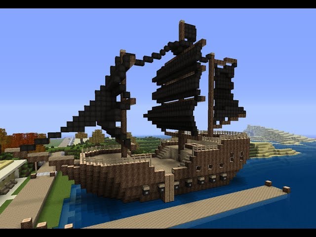 Finishing The PIRATE SHIP! | Minecraft Fantasy City BUILD CHALLENGE In Survival! | PC Epic Builds