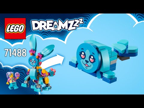 LEGO DREAMZzz Seal from Bunchu’s Creative Animal Adventures (71488) Tutorial @TopBrickBuilder