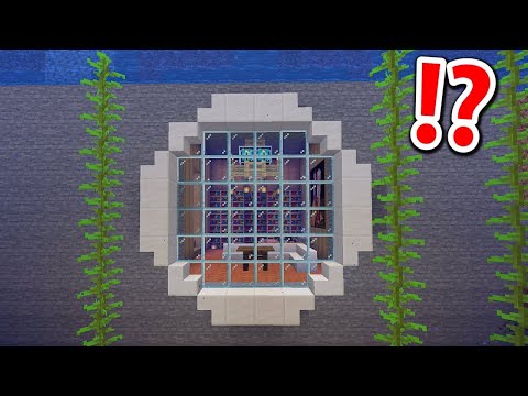 Wie man eine moderne Unterwasser-Geheimbasis baut in Minecraft