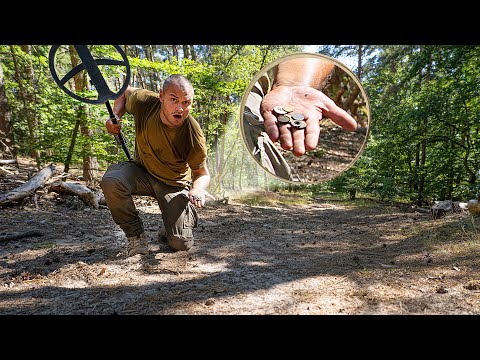 100 Jahre alte Münzen im Wald gefunden