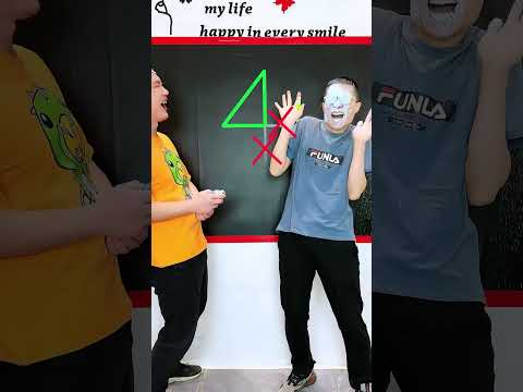 Write the number 4 with a line, and this line cannot cross!！Can you do that？??? #challenge #funny