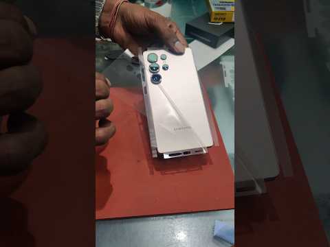 Samsung galaxy S25 Ultra edge to edge tampered glass and back membrane how to apply #viralshort